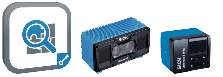 SICK: Caméras intelligentes 3D Visionary-T Mini AP et S AP avec applicatif de contrôle et de mesure polyvalent 